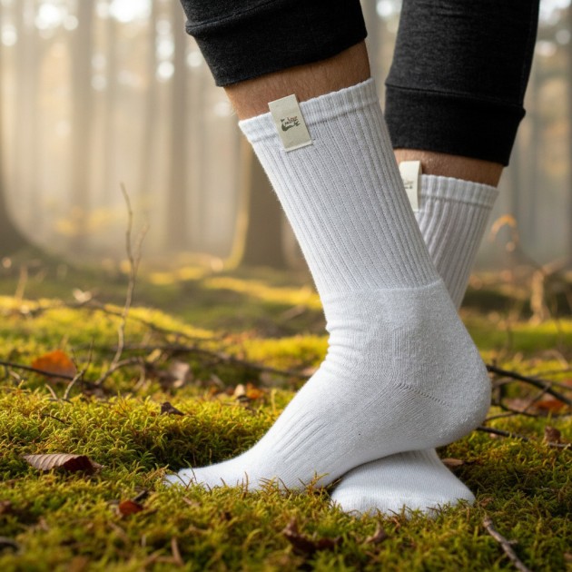 Hemp socks (white color)